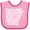 Pink and Red, variant on Inktastic Arkansas Silhouette Mandala Boys or Girls Baby Bib