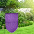 thumbnail image 3 of Zufioo Glitter Purple Print Garden Decoration Flags, Sun-resistant and Wrinkle-resistant Flags, Balcony, Terrace, Garden Decorations, Home Decorations-One Size, 3 of 7