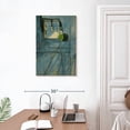 thumbnail image 3 of Elephant Stock View Of Notre Dame Wall Art - Vertical Canvas Wall Art - Living Room Wall Decor - Abstract Canvas - Blue And Yellow Decor By Henri Matisse - 20" x 30", 3 of 8