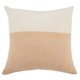 thumbnail image 2 of Laddha Home Designs Geometric Loomed Rectangular Cotton Throw Pillow Cover - 20" - Cream and Orange, 2 of 9