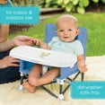 thumbnail image 3 of Summer Infant Pop 'N Sit Portable Booster (Dusty Blue), 3 of 7