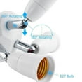 thumbnail image 4 of Yuarrent Bombilla E27 para luces, convertidor de enchufe, cabezales de iluminación, accesorios de lámpara, interruptor de dirección de luz Electrodomésticos 1 a 2 con interruptor, 4 of 6