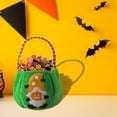 thumbnail image 5 of Kezqiaxn Halloween Candy Bags Clearance Dwarfs Handbag Halloween Decoration Doll Tote Bag Gold Velvet Candy Packet Tricks Or Treat Candy Goodie Packets for Kids Green, 5 of 6
