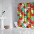 thumbnail image 2 of Pioneer Flower Floral Print Pattern Shower Curtain 84"x72", Bathroom Decorative Shower Curtain Set with 12 Hooks, Waterproof Washable, 2 of 6