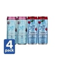 thumbnail image 4 of Clearly Canadian Zero Sugar Sparkling Water 4 Pack, 12 fl oz Cans, Fresh Cherry & Forest Blackberry Variety, Zero Sugar Flavored Carbonated Beverage, 4 of 6
