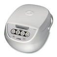 thumbnail image 1 of Tiger JBV-A 10 Cup Micom Rice Cooker with Food Steamer and Slow Cooker, White, 1 of 5