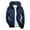 Blue*, variant on RUTAYY Men's Hooded Jacket Casual Solid Color Long Sleeve Reflective Zipper Outdoor Sport Coat Leisure Elegant Tops