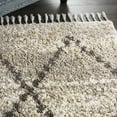 thumbnail image 6 of Nourison Scandinavian Shag Shag Silver Grey 5'3" x 7'9" Area Rug, (5x8), 6 of 9