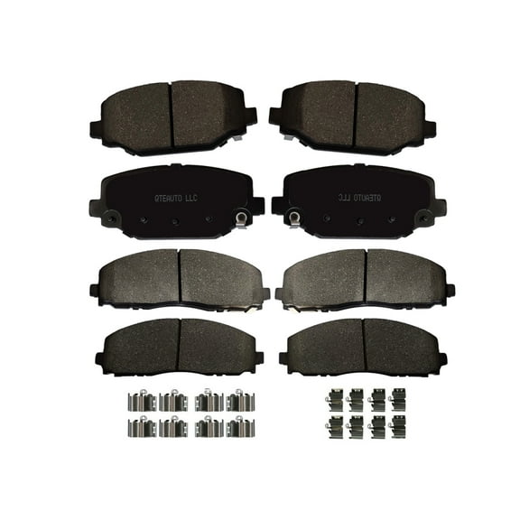 Set of 8 Front-Rear Ceramic Brake Pad Kit For 2012-2016 Chrysler Town & Country