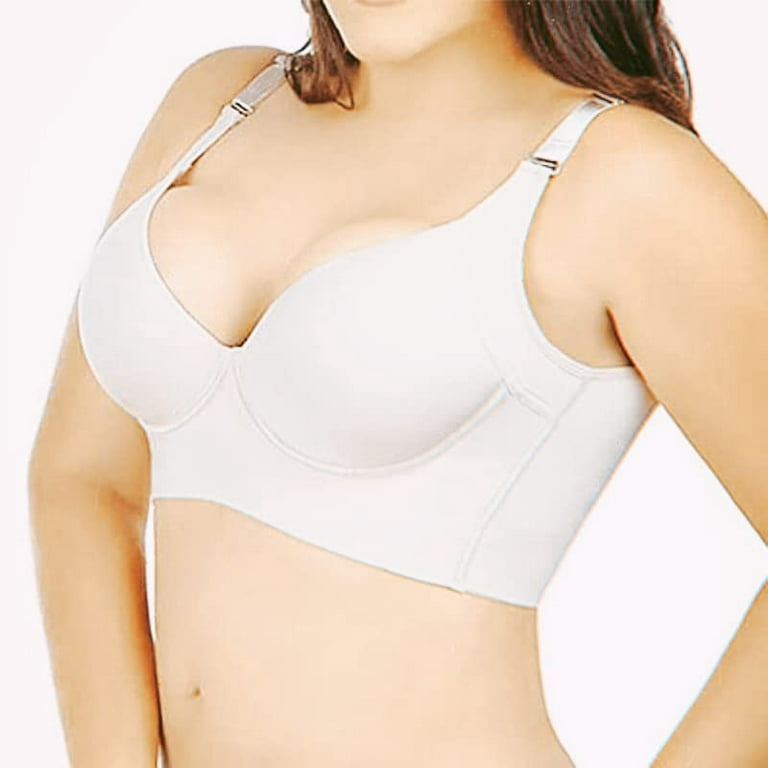 ClearloveWL Filifit Sculpting Uplift Bra, Women Deep Cup Bra Hides Back  Fat, Plus size Push Up Bra To Hide Your Back And Side Fat (Color : Nude,  Size : 46B) : 