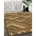 thumbnail image 3 of Ahgly Company Machine Washable Indoor Rectangle Transitional Yellow Area Rugs, 2' x 4', 3 of 7