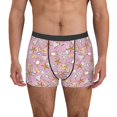 thumbnail image 2 of Goofa Seafood Printed Men's Boxer Briefs Underwear, Moisture-Wicking Underwear, Trunk,Soft and Breathable Cotton Underwear-Large, 2 of 9