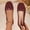 Wine, variant on Womens Bow Round Closed Toe Flat Shoes Slip-Ons Dressy Bowtie Casual Comfortable Wear to Work Loafers Black 36