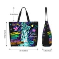 thumbnail image 5 of Naloa New York City Tote Bag for Women Large Capacity Shoulder Bag for College Work Travel Shopping, 5 of 8