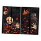 thumbnail image 2 of 2 decoraciones de Halloween para ventanas con cuerda para puertas, póster de portada aterrador para fiestas Esqueleto de terror, 2 of 9