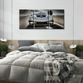 thumbnail image 3 of Hieng Black Supercar at Sunset Canvas Prints Hypercar Wall Art Paintings Sports Car Posters Stretched Pictures for Living Room Modern Home Decor Wall Art Decorations（Only canvas）, 3 of 6