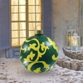 thumbnail image 4 of Luoshdecor Inflatable Clear Pine Balls , 23.6 in Giant Christmas Holiday Blow Up Merry Christmas Ball Ornaments , for Front Door Pool Porch & Yard Decor, 4 of 6