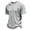 Y5-Light Gray, variant on Homeyce Men's Stand Collar Henley Shirts Short Sleeve Button Shirts Casual Basic Solid Color T-Shirt Stand Collar Big and Tall Pullover Tees Tops,Gray L