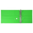 thumbnail image 3 of Pen + Gear 3” Deluxe View Vinyl Binder, O-Ring, GREEN, 3 of 4