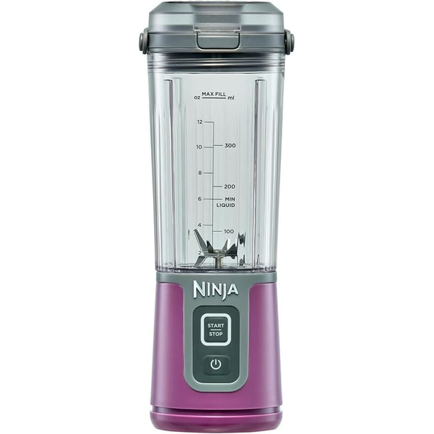 Ninja Licuadora Portatil para Smoothies,Batidos,frappe,portátil , cable desmontable USB tipo C, 473ml(16 oz) Fruta de la pasion (Renovado)