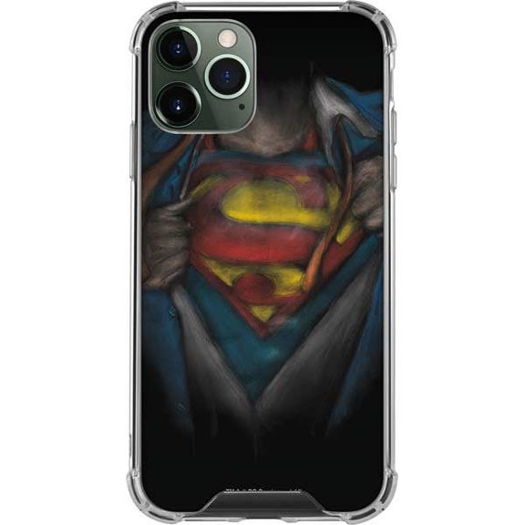 Skinit DC Comics Superman Chalk iPhone 12 Pro Clear Case
