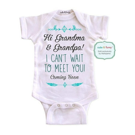 cute & funny - Hi Grandma & Grandpa! I can't wait to meet you! Coming ...