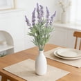 thumbnail image 6 of Flocked Artificial Lavender Flowers, Realistic Faux Lavender Leaf with Vivid Color, Non-Fading for Wedding Floral Arrangement Potted Bouquet Table Decor, Purple, 6 of 6