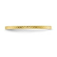 thumbnail image 3 of 10K Gold 1.2mm Criss-Cross Pattern Stackable Band - Size 9, 3 of 3