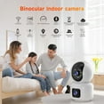 thumbnail image 6 of Xorlink 360° Dual Lens Smart Security Camera, 2K HD Camera, 2.4GHz with WiFi, Color Night Vision, Motion Detection for Baby and Pet Monitoring, Support Cloud and SD Card Storage, 6 of 7
