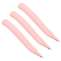 Uxcell Staple Remover Magnetic Staple Puller Desktop Removal Tool Cutting Tool, Pink 3 Pack