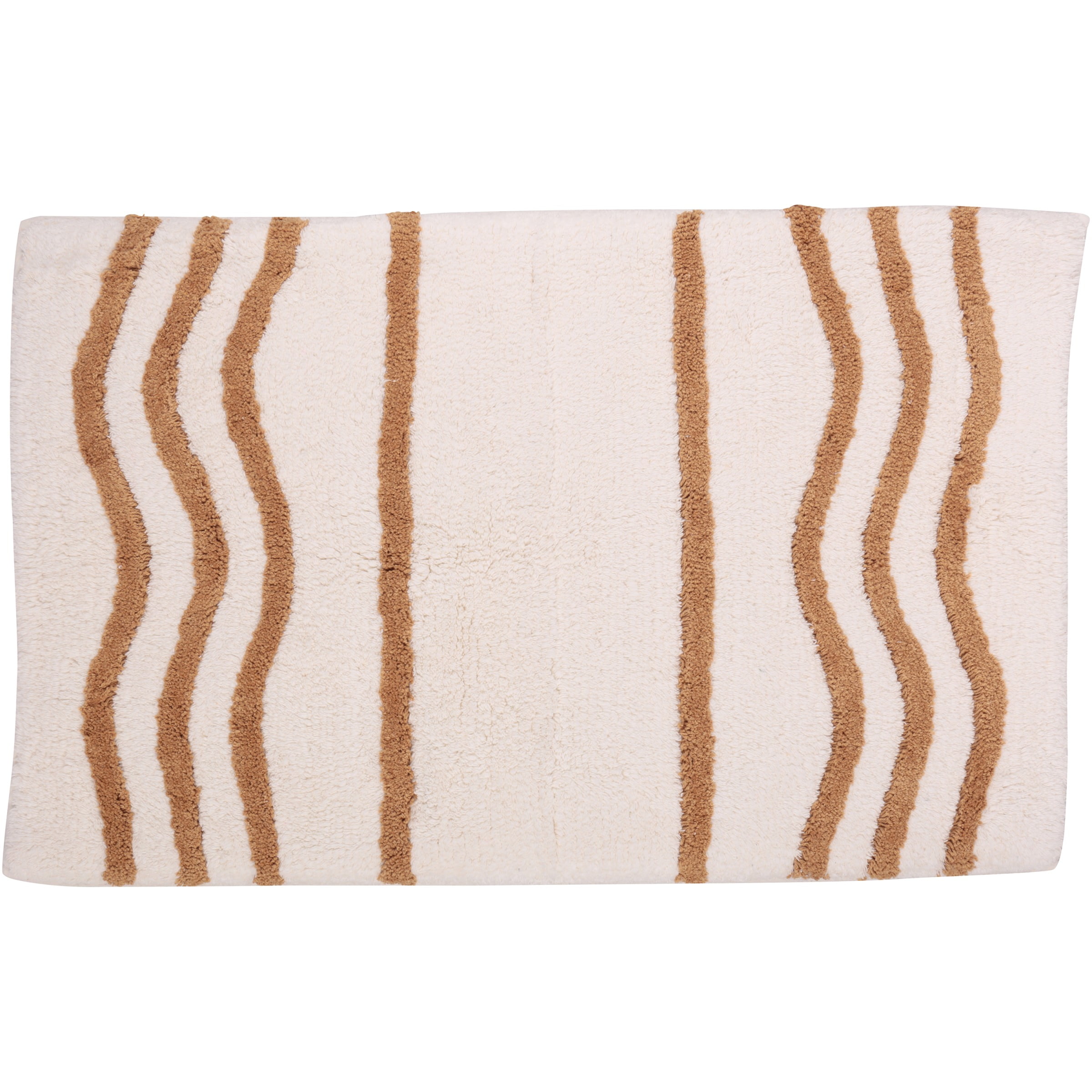 Casa Cotton Striped Bath Rug