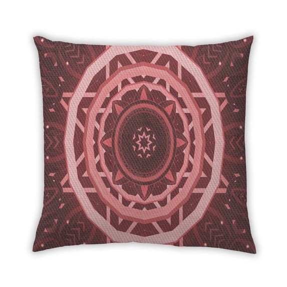 Ahgly Company Outdoor Square Contemporary Throw Pillow, 18 inch by 18 inch