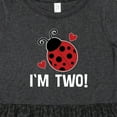 thumbnail image 4 of Inktastic 2nd Birthday 2 Year Old Ladybug Girls Toddler Dress, 4 of 5