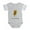 Heather Gray, variant on CafePress - FIN Pomeranian Love - Cute Infant Baby Football Bodysuit