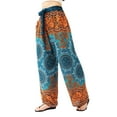 thumbnail image 3 of Women's Harem Elephant Pants - Bamboo Fabric, Elastic Waistband with Bow-tie - One Size, 3 of 7