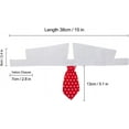thumbnail image 2 of ORUYROP Handcrafted Adjustable Formal Pet Bowtie Collar Neck Tie for Dogs & Cats (L, Red Dots), 2 of 7