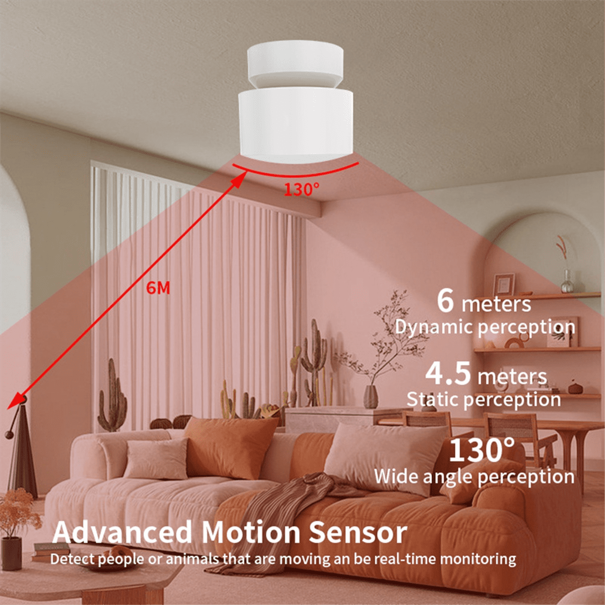 Tuya WIFI Human Presence Detector Respiratory Motion Detection