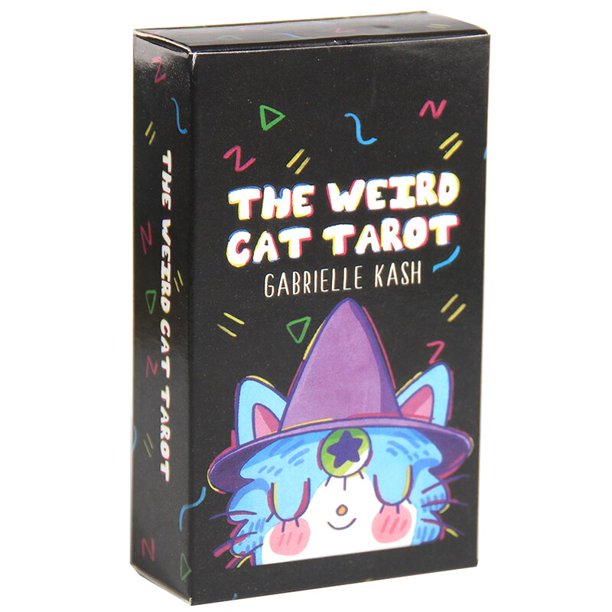 Cubierta de Tarot hueca perdida con 80 cartas mayores y menores, tamaño de bolsillo de 78 cartas, juego de adivinación, herramientas de adivinación, elemento del zodiaco Fivean unisex