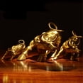 thumbnail image 4 of WDOEID The Home Decor In Bull A Of Statue Wall Shape Ornaments Brass Home Decor, 4 of 6
