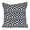 Black, variant on Nassau Collection Square Geometric Cotton Throw Pillow - 20" - Black and White