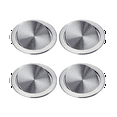 thumbnail image 1 of 4X Stainless Steel Garbage Flap Lid Trash Bin Cover Flush Built-in Balance Swing Flap Garbage Lid D, 1 of 5