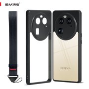 IBMRS For oppo find x6/x6 pro case, Translucent Matte Back Slim Shockproof Phone Cover (Camo Black)
