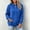 A208 Blue, variant on Women's Quilted Pullover Hoodies Drawstring Sweatshirts with Kangaroo Pocket Long Sleeve Textured Casual Fall Tops Athletic Wear
