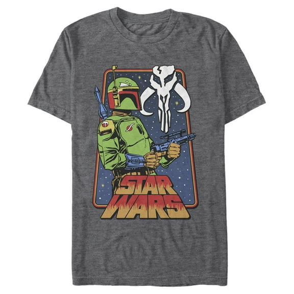Men's Star Wars: A New Hope Vintage Boba Fett Frame Graphic T-Shirt