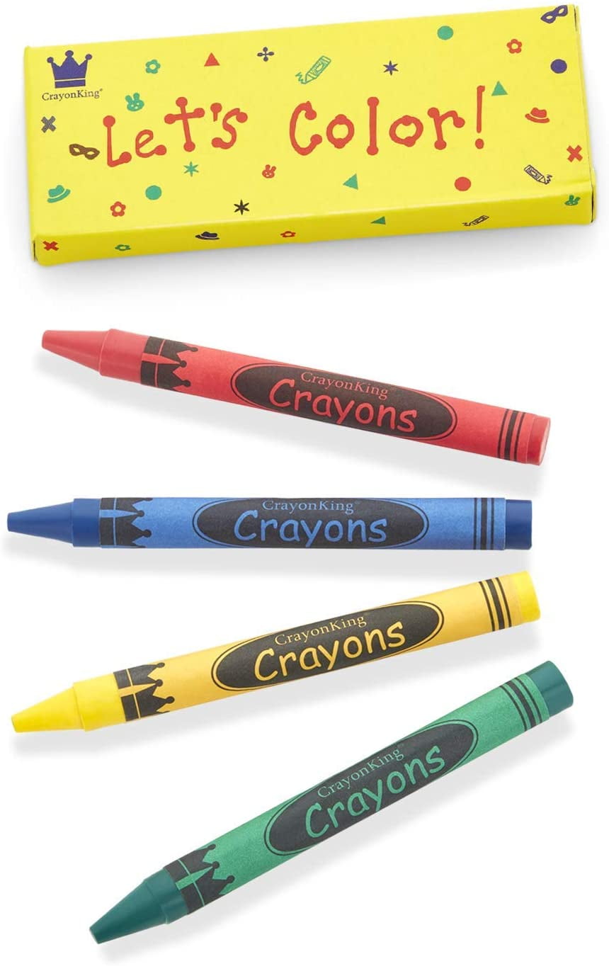 Download Crayonking 2 000 Bulk Crayons 500 Sets Of 4 Packs In A Box Restaurants Party Favors Birthdays School Teachers Kids Coloring Non Toxic Crayons Walmart Com Walmart Com