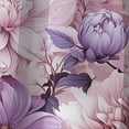 thumbnail image 4 of Designart "Ethereal Floral Elegance" Floral Blackout Curtain Panels, 4 of 4