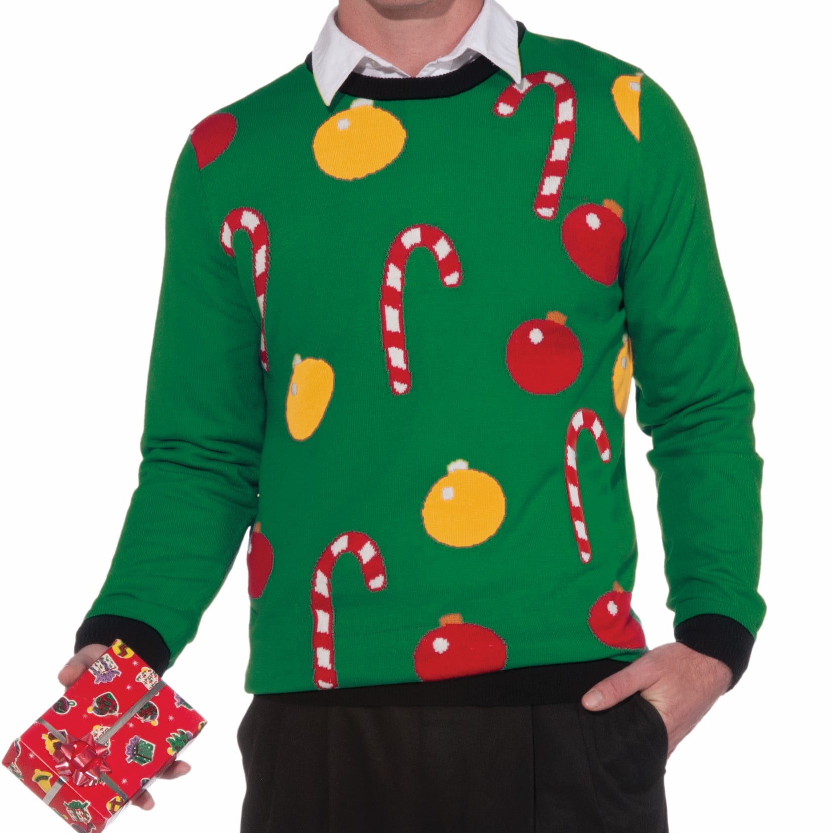 Ornaments And Candy Canes Ugly 