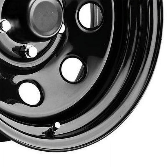 Pro Comp Rock Crawler 15" Steel Wheel 5 on 4.5" 5 Lugs, Flat Black for off-Road Vehicles