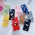 thumbnail image 2 of Funda de silicona con soporte de teléfono de dibujos animados en 3D para Samsung Galaxy A51, A71, A32, A52, A72, A53, A73, A33, 4G, 5G, A52s, A12 qiuyongmign unisex, 2 of 2