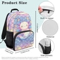 thumbnail image 7 of Pzuqiu Cute Axolotl Personalized School Backpack for Girls 17 Inch Large Capacity Kids Customized Schoolbags Bookbags Comfortable Breathable Custom Shoulder Bookbag for Teens, 7 of 7